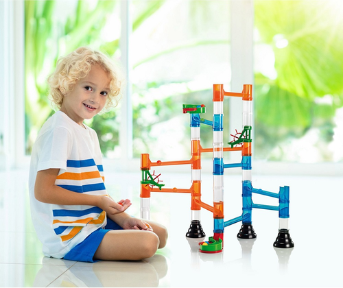 מסלול גולות שקוף במדרון מיגוגה MIGOGA עם 45 חלקים 5