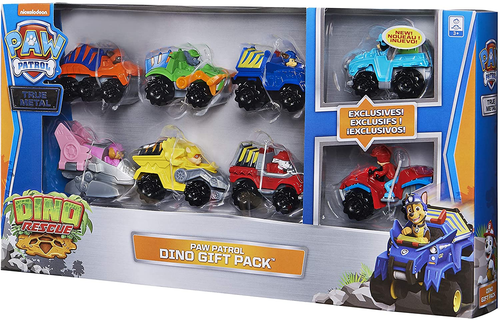 שמונה רכבי מתכת ודמויות DINO RESCUE של כלבלבי יחידת החילוץ 4