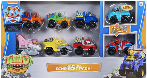 שמונה רכבי מתכת ודמויות DINO RESCUE של כלבלבי יחידת החילוץ 5
