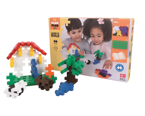 משחק הרכבה 60 חלקים גדולים וצבעוניים לבנייה חופשית לגילאי שנה ומעלה 1