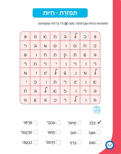 חוברת עבודה ותרגול לכיתה א'-ב': מדפוס לכתב / ראובת ניצן 3