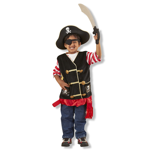 תחפושת פיראט/ית לפורים ומשחקי דמיון 4 חלקים (גילאי 3-6 שנים) 7