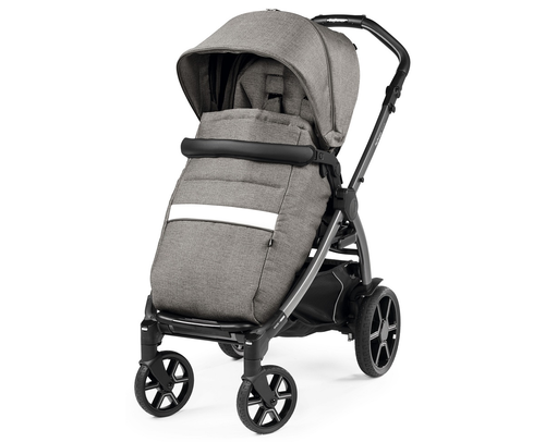 סט עגלה תינוק בוק פלוס עלית פרימיום Elite Premium מהדורה מיוחדת - צבע City Grey 3