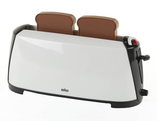 משחק טוסטר דמוי Braun Multiquick 5 עם 2 פרוסות לחם קופצות  1