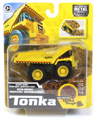 מיני משאית עפר ממתכת + 75 גר' חול קינטי למשחקי דימיון 5