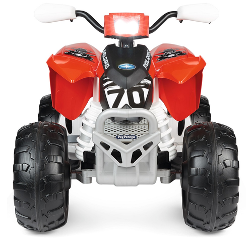 טרקטורון לילדים פולאריס אאוטלאו Polaris Outlaw 330W עם פנס LED ואפקטים קוליים - אדום 2