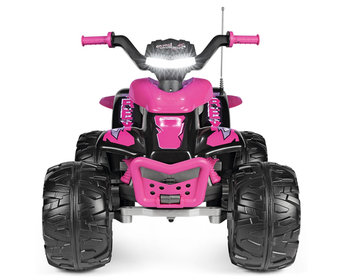 טרקטורון לילדים קורל טי-רקס Corral T-Rex 330W עם פנס LED ואפקטים קוליים - ורוד 2