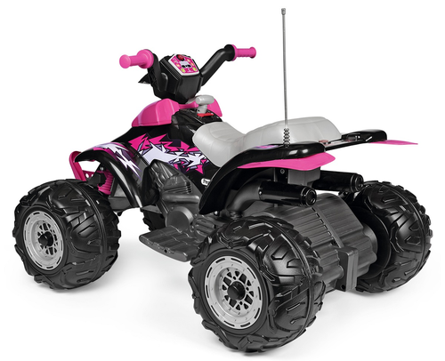 טרקטורון לילדים קורל טי-רקס Corral T-Rex 330W עם פנס LED ואפקטים קוליים - ורוד 4