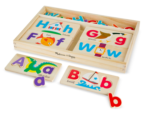 סט לימוד והתאמת אותיות ABC בקופסה רב פעמית 2