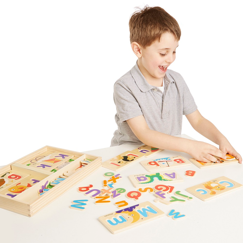 סט לימוד והתאמת אותיות ABC בקופסה רב פעמית 3