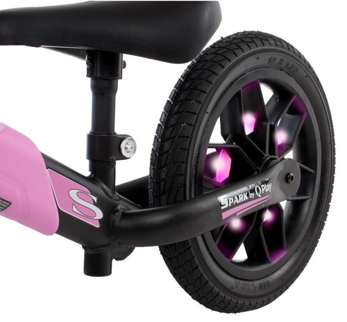 אופני איזון Spark עם אורות LED בגלגלים, מושב וידית מתכווננים - ורוד 3