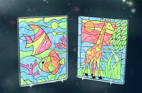 ערכה ליצירת קישוטי חלון זוהרים 11