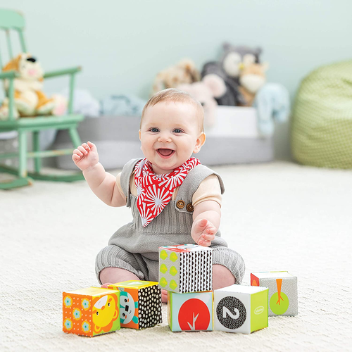 6 קוביות פלסטיק רכות וצבעוניות לאמבטיה עם חיות ומספרים  3