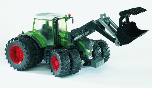 טרקטור חקלאי FENDT 936 עם כף מתרוממת ונפתחת לאיסוף ושליטה על ההגה עם מוט חיצוני - לילדים ולאספנים 2