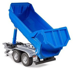 עגלה LKW עם ארגז מתרומם בעל דלת אחורית נפתחת המתחברת לטרקטור של ברודר 2