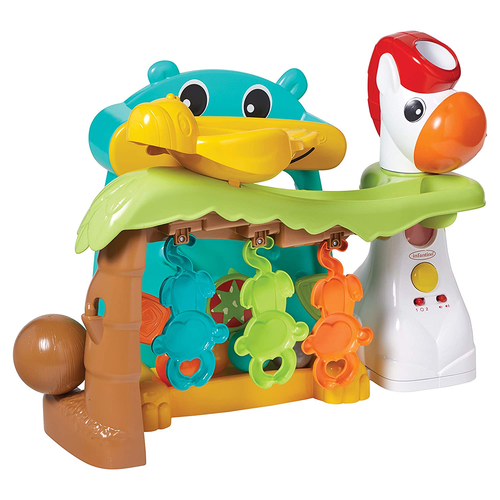 מרכז התפתחות אורקולי Grow-With-Me 4 in 1 פלילנד עם משגר ו 5 כדורי משחק 3