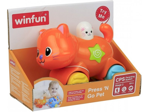 חתול אורקולי 'לחץ וסע' מעודד זחילה 2