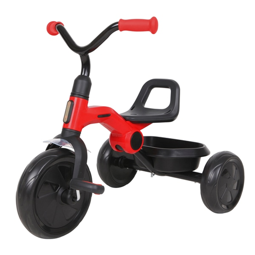 תלת אופן מתקפל עם מוט דחיפה מתנתק Ant Plus - אפור כהה 2