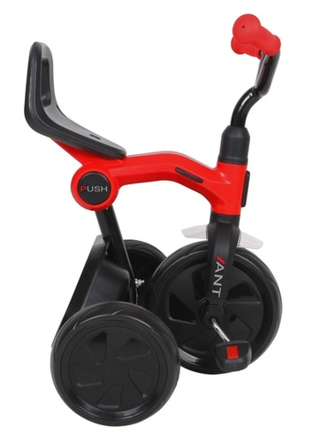תלת אופן מתקפל עם מוט דחיפה מתנתק Ant Plus - אפור כהה 3