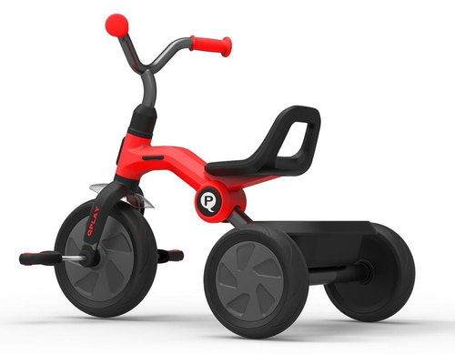 תלת אופן מתקפל עם מוט דחיפה מתנתק Ant Plus - אפור כהה 4