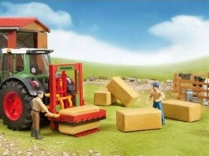 מארז 4 חבילות קש מלבניות בודדות 10 ס"מ פלסטיק איכותי 