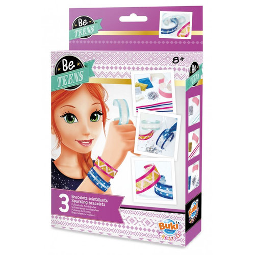 ערכת יצירה להכנת 3 צמידים נוצצים 1