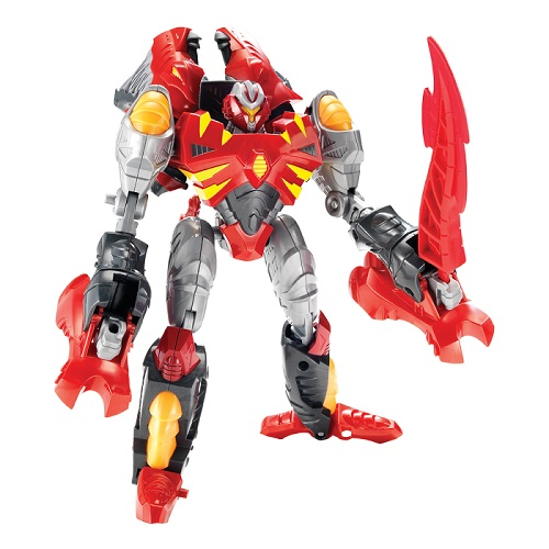 רובוט M.A.R.S אדום עם חרב משנה צורה לדינוזאור T REX 1