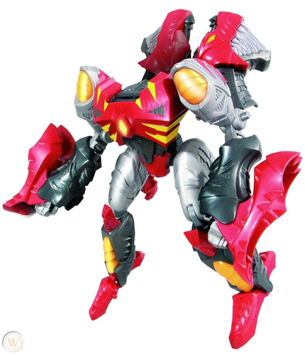 רובוט M.A.R.S אדום עם חרב משנה צורה לדינוזאור T REX 2