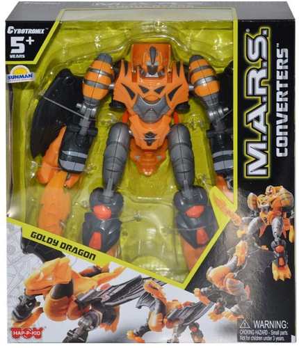 רובוט M.A.R.S כתום עם חרב משנה צורה לדינוזאור  Goldy Dragon 3