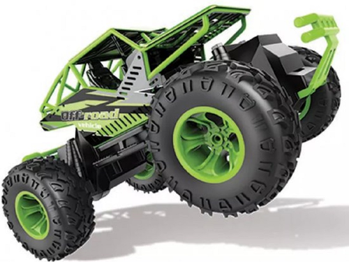 ג'יפ DAKAR JEEP על שלט רחוק עם סוללות נטענות ומטען מהיר- ירוק 1