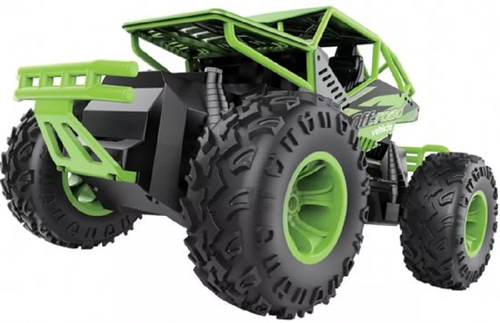 ג'יפ DAKAR JEEP על שלט רחוק עם סוללות נטענות ומטען מהיר- ירוק 2