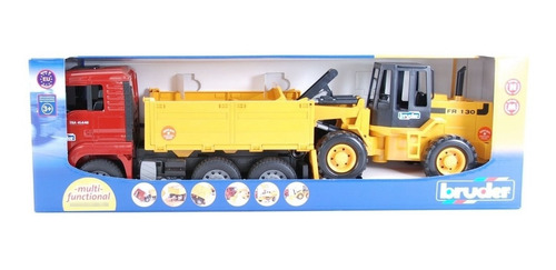 סט משאית הובלה מאן MAN TGA + טרקטור FR130 6