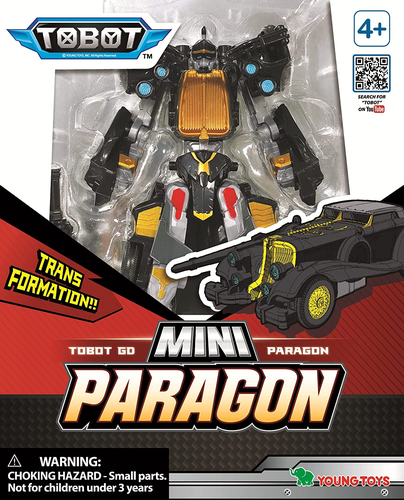מיני טובוט PARAGOM פארגון - רובוט לוחם TOBOT שמשתנה לרכב אספנות  4