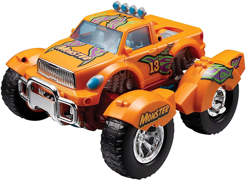 טובוט MONSTER מונסטר - רובוט לוחם TOBOT שמשתנה לרכב עם גלגלי ענק, כולל דמות קוף רובוט 3