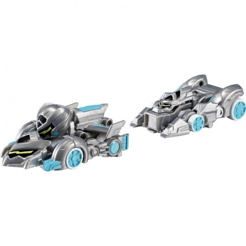 רובוט מפלצת עם חרב MONKART BITROID ZERO מהסדרה האהובה שיכול להשתנות לשתי מכוניות מירוץ 2