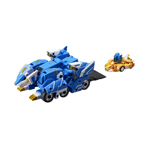 רובוט מפלצת MONKART BITROID LEO ביטרויד ליאו מהסדרה האהובה שיכול להשתנות לשני כלי רכב, כולל שני קלפים 2