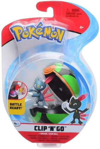 דמות פעולה של פוקימון עם כדור בליסטר - SNEASEL + DUSK BALL 2