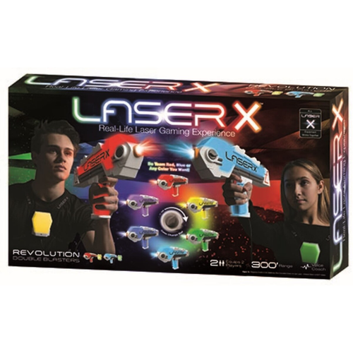 ערכת קרב לייזר טאג LASER X רבולשיין לשני שחקנים עם שני רובי לייזר ושני אפודים  1