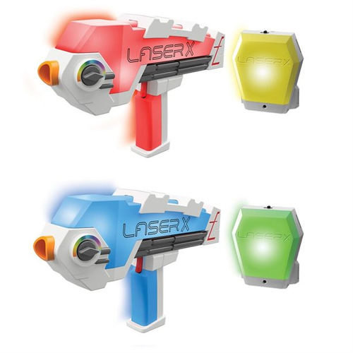 ערכת קרב לייזר טאג LASER X רבולשיין לשני שחקנים עם שני רובי לייזר ושני אפודים  2