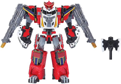 טובוט GIANT V ג'איינט וי - רובוטTOBOT לוחם ענק שמשתנה לשלושה רכבי חירום שונים, כולל גרזן 6