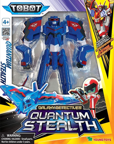 טובוט QUANTUM STEALTH קוואנטום סטילט - רובוט לוחם TOBOT שמשנה צורה למטוס חמקן, כולל בומרנג 4