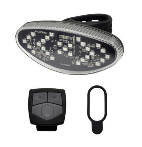 פנס אופניים אחורי עם פונקציית איתות, חיבור USB ושלט לבקרה מלאה במהלך רכיבה 1