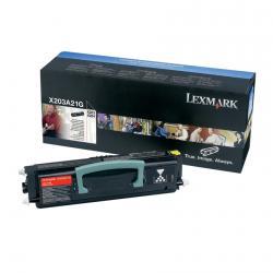 טונר לקסמרק שחור Lexmark X203/X204 Toner X203A21G