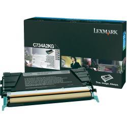 טונר לקסמרק שחור Lexmark Toner C734A2KG