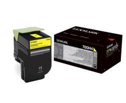 טונר לקסמרק צהוב Lexmark CS310/CS410 Toner 700H4