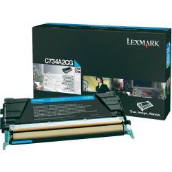 טונר לקסמרק כחול Lexmark Toner C734A2CG