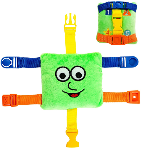 מיני באסטר Mini Buster - צעצוע התפתחות דידקטי לפיתוח מוטוריקה ולימוד צבעים, צורות, מספרים - ירוק 1