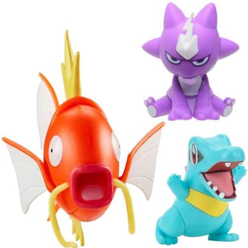 מארז 3 דמויות פעולה - TOXEL + TOTODILE + MAGIKARP מפוקימון  1