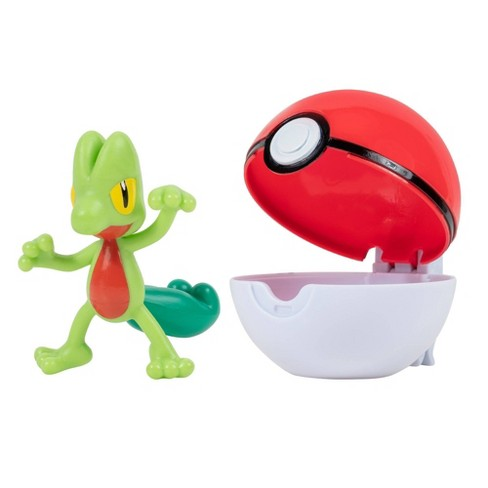 דמות פעולה של פוקימון עם כדור בליסטר - TREECKO + POKE BALL 1