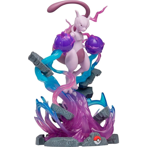 בובת אספנות גדולה ומוארת של פוקימון - MEWTWO מיוטו 2